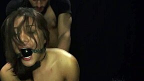 Bdsm Tied Teen Throats Deep