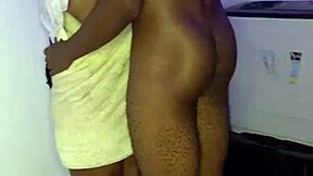 Quickie with my housegirl while she was changing her clothes