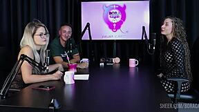 Compilados Da Jujube Delícia No Bora Cast Com Bruna Carlos - Parte 1 Feels So Romantic And Sexy On Sheer Red