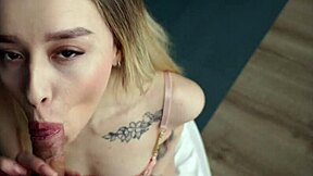 i felt so guilty recording my beautiful blonde self cheating on my boyfriend with passionate doggystyle