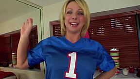 blonde milf gets picked up at the park and gets young 18+ cock stuffed into her pussy