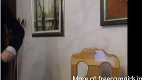 beautiful girl starts stripping off clothes and masturbates with dildo on webcam for fun