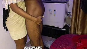 Quickie with my housegirl while she was changing her clothes