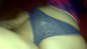 Novinha gets hot cum gift in pussy after watching psg game