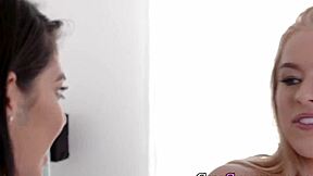 Hot teen slut boldly bounces on monster cock in hardcore fetish action.