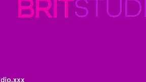 British Ebony Teen with Big Natural Tits Rides Fucking Machine in Solo Orgasm