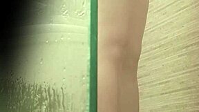 Hey, check out this cute Argentinian babe in the shower, getting all smooth and sexy! 🚿😉