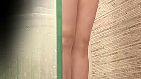 Hey, check out this cute Argentinian babe in the shower, getting all smooth and sexy! 🚿😉