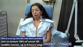 dr tampa performs aria nicoles yearly physical exam in florida