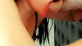 Latina teen novinha trains deep throat blowjob for school boyfriend