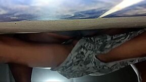 Hot wife skips panties seeks directions lets stranger grope her