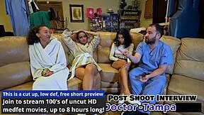 dr tampa performs aria nicoles yearly physical exam in florida