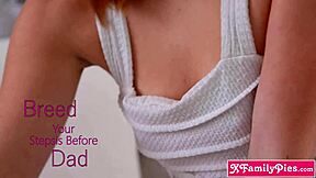 Cute Teen Stepsister Becky Summer Takes Rough Doggystyle Breeding