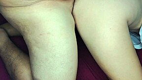 chubby hairy teen maria easily fucked as hijastra in tight pussy creampie