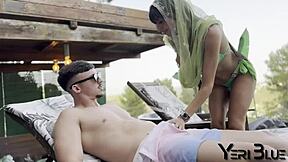 I fuck this muslim wife in hijab at the swimming pool with aaliyah yasin.