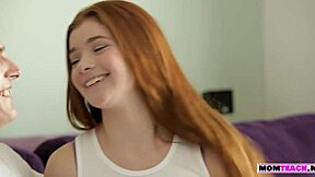 Milf And Teen 18+ Give Double Blowjob To Big Cock In Hardcore Threesome Action!