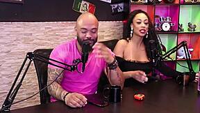 Raw Moments Of Black Top Official In Sensual Casting Part 5 On Sheer Red!