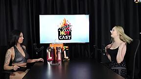 Veja a entrevista safada com Vivan Lola e Vitória Beatriz no Porn Cast Brazil parte 5