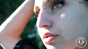 Watch This Petite Teen on Vacation Deliver an Amazing Interracial Blowjob in Public! She's a Total Slut!