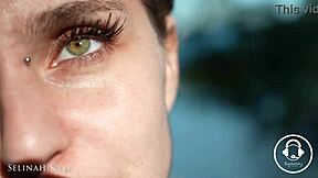 Watch This Petite Teen on Vacation Deliver an Amazing Interracial Blowjob in Public! She's a Total Slut!