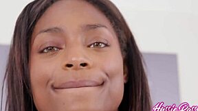 taking one of the biggest dicks in porn with rhae woods bent over doggystyle by brickzilla in ebony big ass action.