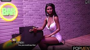 Why does this hot black girl choose to spend her party night riding a young boy's big cock?