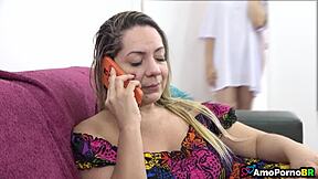 the stepdaughter uncovers her stepmom's secret and seduces the husband in this brazilian taboo tale