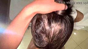 Guy shares secret on making any girl give blowjobs all day in this teen couple video.