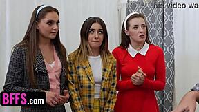 Black Friday Chaos Hits with Skinny Teen Getting Spanked and Pounded in Wild Cowgirl Riding Session