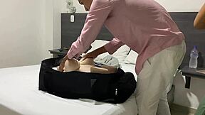 My casual hermanastra wanted to teach me fucking with Tantaly sex doll but couldn't resist. She asked for my pene inside her too after watching.