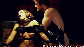 blindfold bdsm gets intense for naive young tourista waiting for taxi in car domination scene 😈🚗