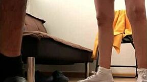 Why did nympho Nataly from Argentina skip class to bang her teacher?