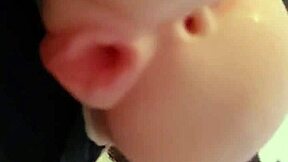 Hey, watch petite Emy Angel touch her tight pussy and asshole with that dildo?