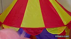 teen 18+ hints at deepthroat and ass to mouth in awkward butthole treatment