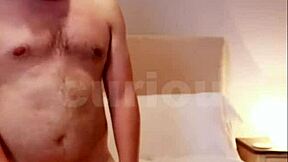 His Cock Throbs Wildly As Cum Fills Your Bi Ass In Bedroom Group Action!