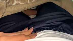 Siririca antes da escola de uniforme