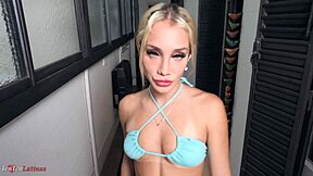 Little blonde teen 18+ dives into a hardcore fuck session with blowjob and petite skinny body action.