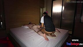 Big Tits Asian Teen Fon Massage Big Cock Guy Before She Sucked His Oiled Dick