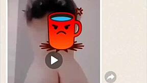 Doña Mary bent over doggystyle got very horny.