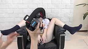 Japanese Beauty Suzu-Chan With Black Hair And Big Breasts Caresses Before Creampie Sex!