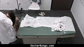 shy teen visits doctor who discovers her secret experiences with big cock in doggystyle