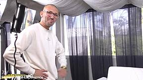 omg 😍 viking vara's first time in ferrero's studio with hubby - wild anal dp gape swallow and cum on open ass bts