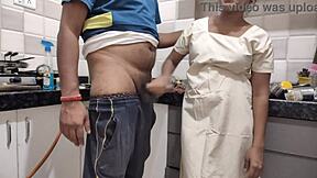 hey, this desi girl comes home from college and gets fucked by her stepbrother with hindi audio 😈🍆