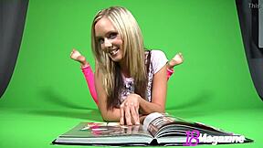 barefoot teen brittanys bod shows off her big ass and tits in private backstage undressing.