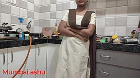 hey, this desi girl comes home from college and gets fucked by her stepbrother with hindi audio 😈🍆