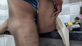 hey, this desi girl comes home from college and gets fucked by her stepbrother with hindi audio 😈🍆