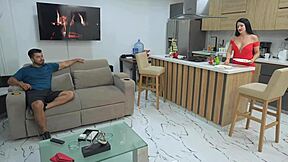 Stepmom, would you let me fuck you quick and rough? Step dad is at work right now.