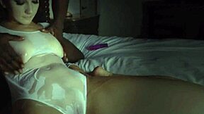 I'm an oily teen 18+ beauty, she says while riding that big black cock in hardcore interracial action.