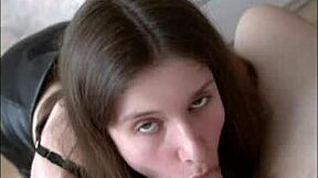 I'm sucking your cock so deep and swallowing every bit of cum after this wet pov blowjob.