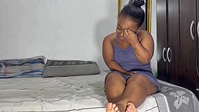 I launched the shorty with low height on my channel where she sucked standing and begged not to put the whole big cock in her tight pussy to avoid tearing it.